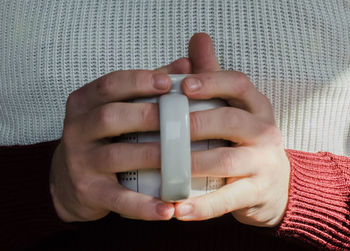 Close-up of human hand