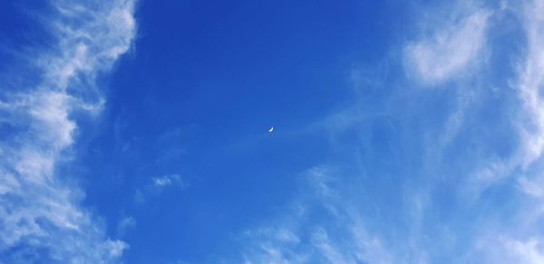 Low angle view of a blue sky