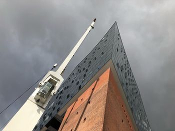 Low angle view of building against sky