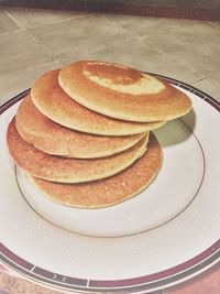 Close-up of food on table