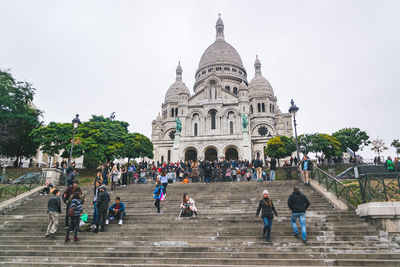The basilica of the sacred heart of paris