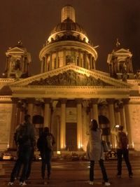 Low angle view of historical building