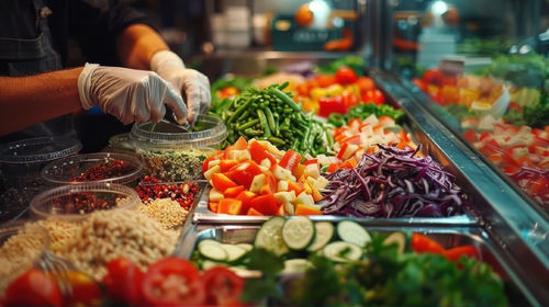 Close-up of food for sale at market stall