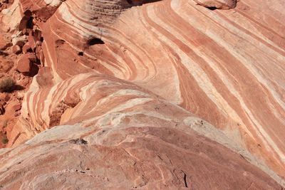 Full frame shot of rock formations