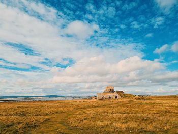 Holy island castle