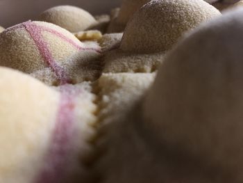 Close-up of chocolate cake with ball