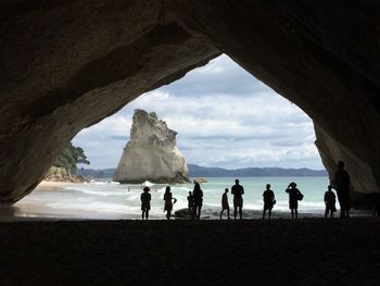 People on beach