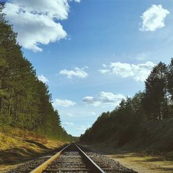 Road passing through landscape