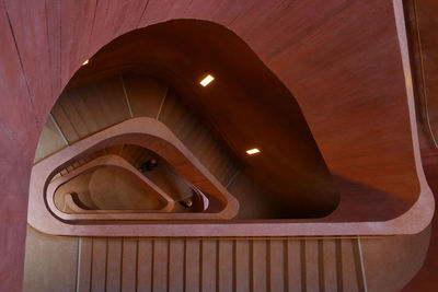 Stairway in küppersmühle museum in duisburg 