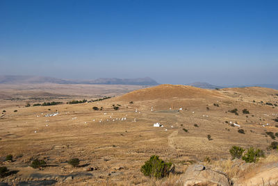 The site of the battle of isandlwana between the british army and zulus