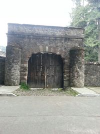 Low angle view of historical building