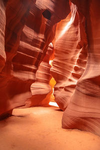 Rock formations in desert