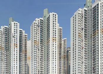 Low angle view of buildings against sky