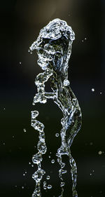 Close-up of water splashing