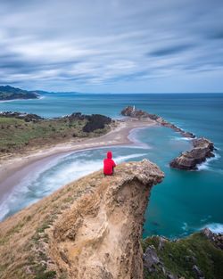 Woman on beach