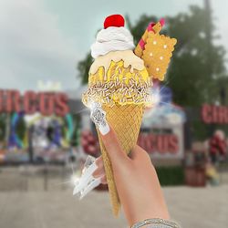 Close-up of hand holding umbrella against blurred background