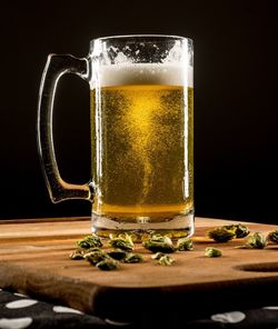 Close-up of drink on table