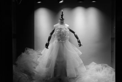 Man holding umbrella