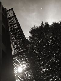 Low angle view of built structure against sky