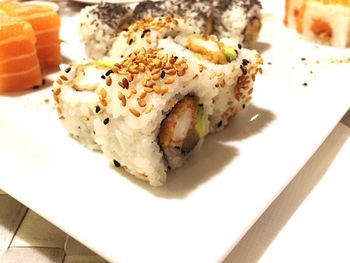 Close-up of food in plate