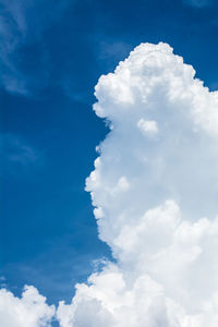 Low angle view of clouds in sky