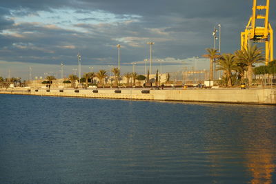 View of city at waterfront