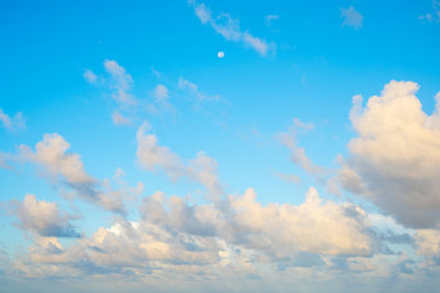 Low angle view of clouds in sky