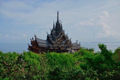 Temple against sky
