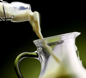 Close-up of drink in glass