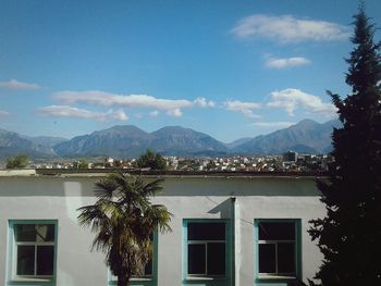 View of city against sky