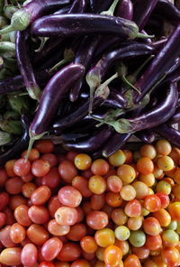 Full frame shot of market stall