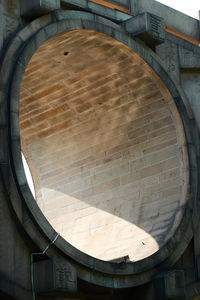 High angle view of staircase