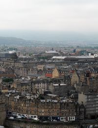 Panoramic view of the city, edinburgh