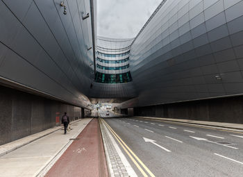 Surface level of modern office building