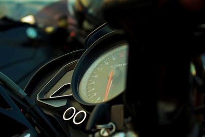 Close-up of vintage car