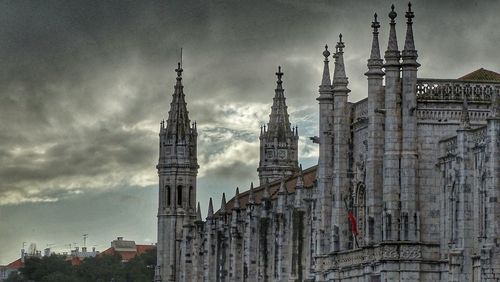 View of cathedral against cloudy sky