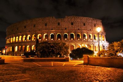 Monument at night