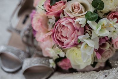 Close-up of rose bouquet