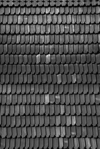 Detail shot of roof tiles