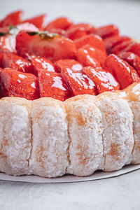 Close-up of dessert in plate