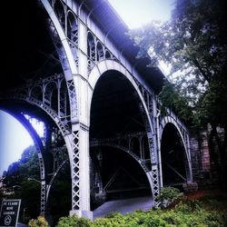 Low angle view of bridge