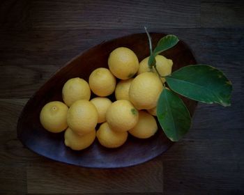 Close-up of fruits on table