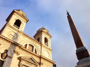 Low angle view of church