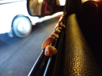 Close-up of vintage car