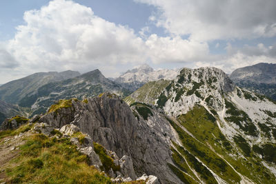 Scenic view of mountains