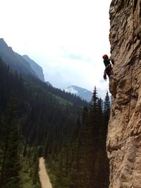 Scenic view of mountains