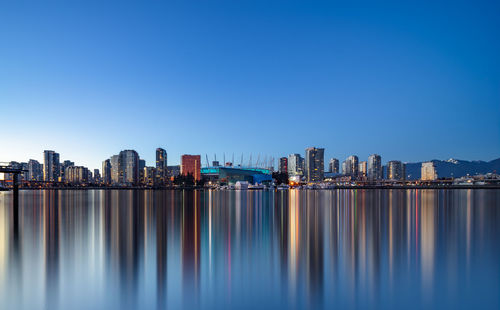 View of city at waterfront