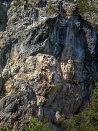 Close-up of rock formation