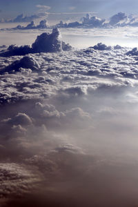 Scenic view of cloudscape during sunset