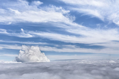 Scenic view of cloudscape against sky